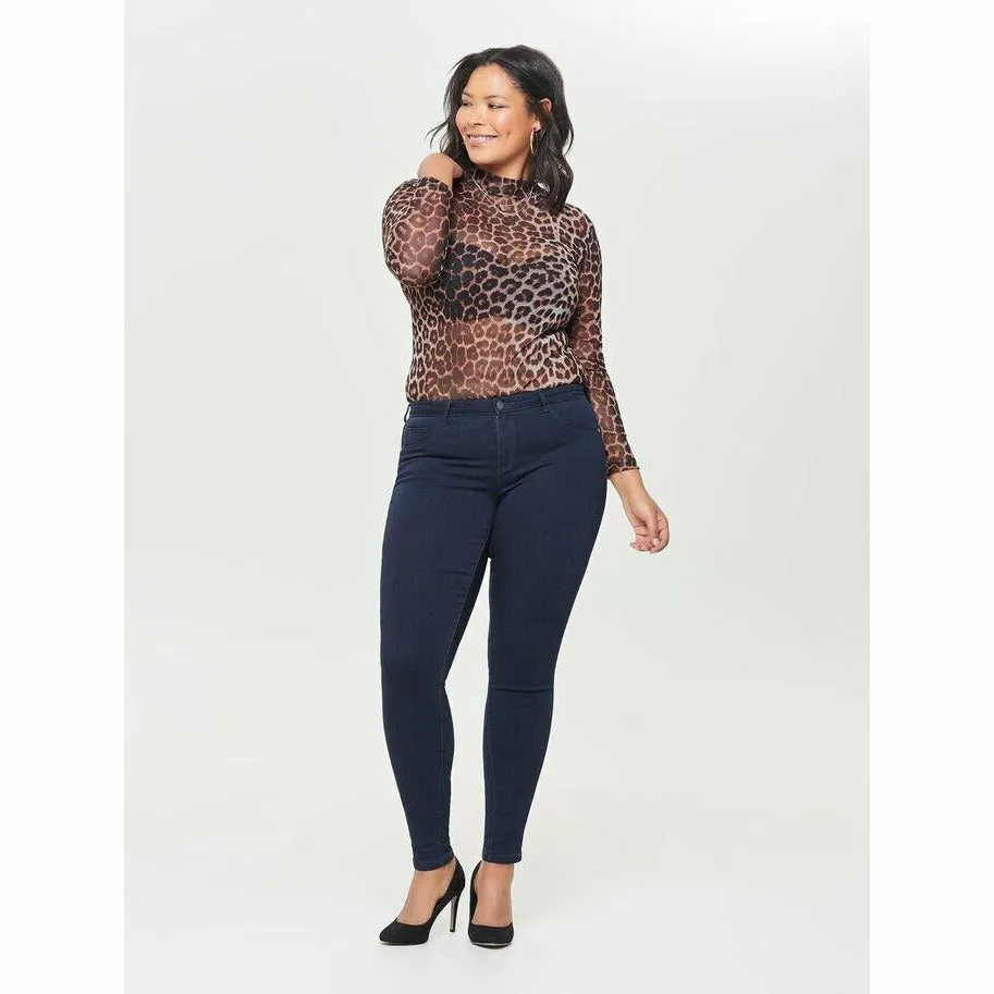 Only Carmakoma Navy Skinny Jeans