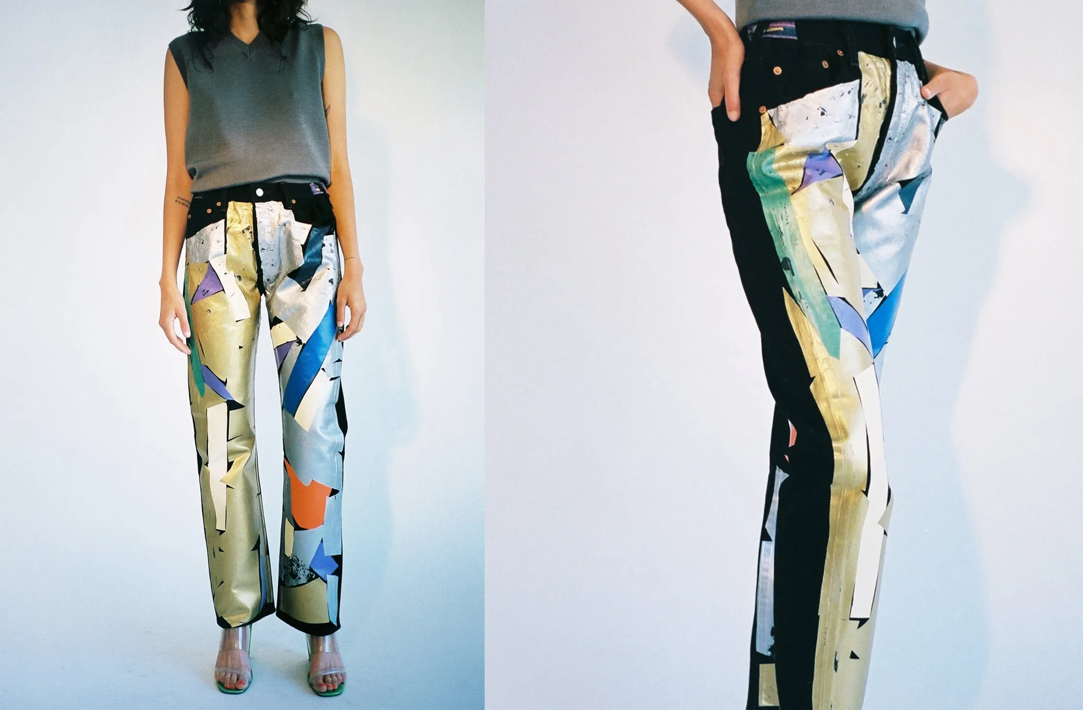 Peeling Paint Jeans