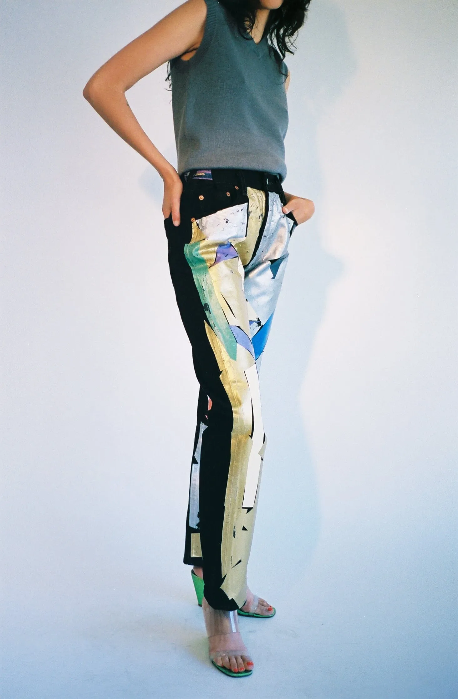 Peeling Paint Jeans