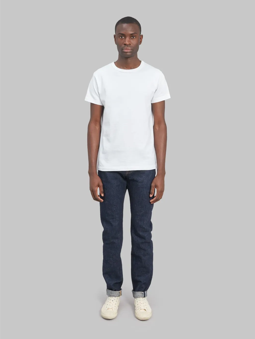 Samurai Jeans S211AX "Ai-Benkei" 18oz Natural Indigo Relaxed Tapered Jeans