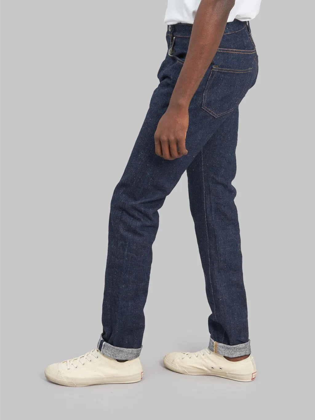 Samurai Jeans S211AX "Ai-Benkei" 18oz Natural Indigo Relaxed Tapered Jeans