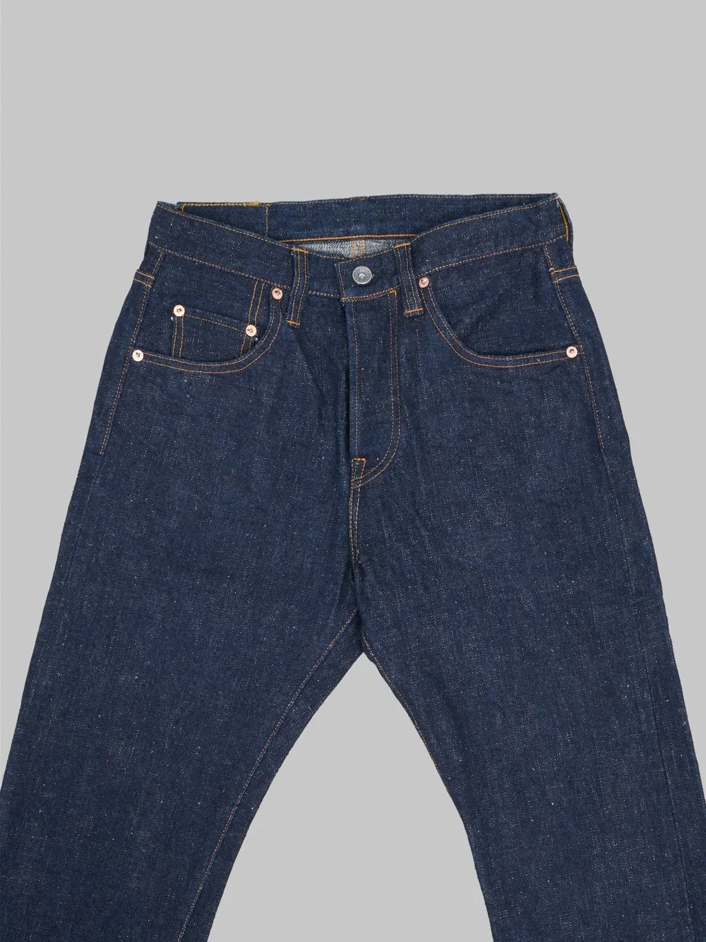 Samurai Jeans S211AX "Ai-Benkei" 18oz Natural Indigo Relaxed Tapered Jeans