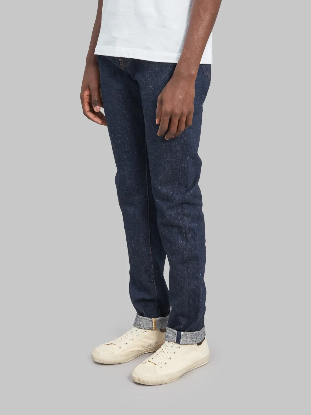 Samurai Jeans S211AX "Ai-Benkei" 18oz Natural Indigo Relaxed Tapered Jeans