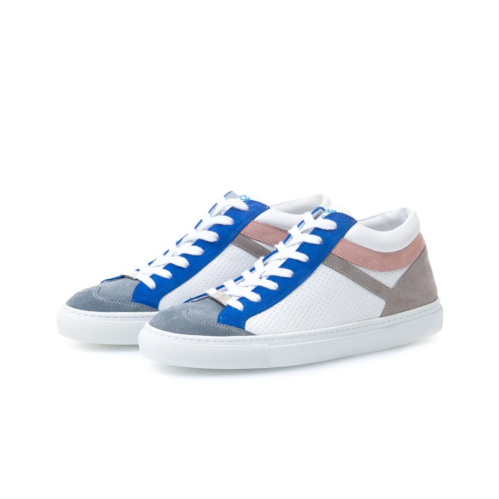 SELENA semi high-top sneaker - pink and blue