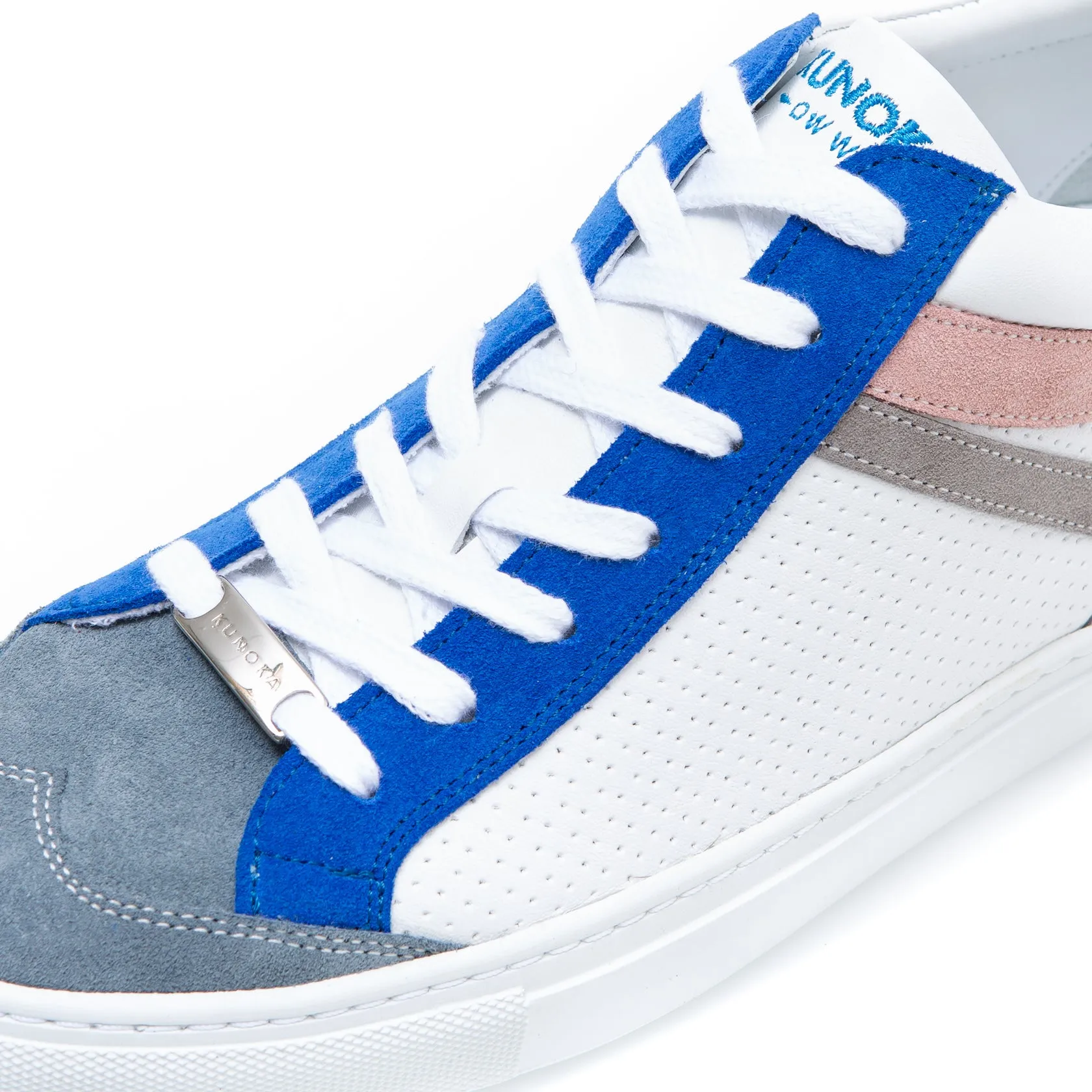 SELENA semi high-top sneaker - pink and blue