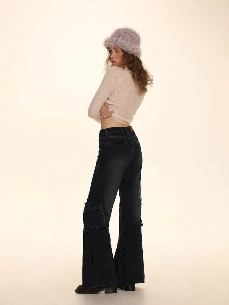 Slightly Flared Workwear Jeans【s0000006003】