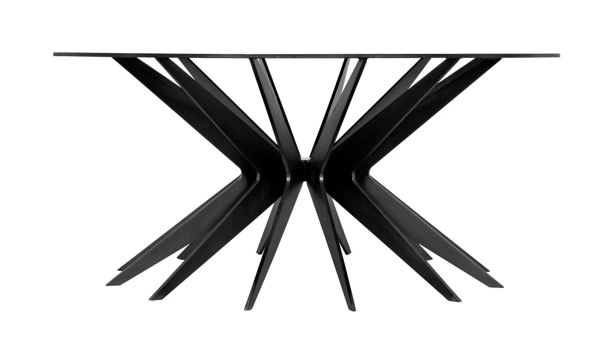 Spider Coffee Table, Black Metal