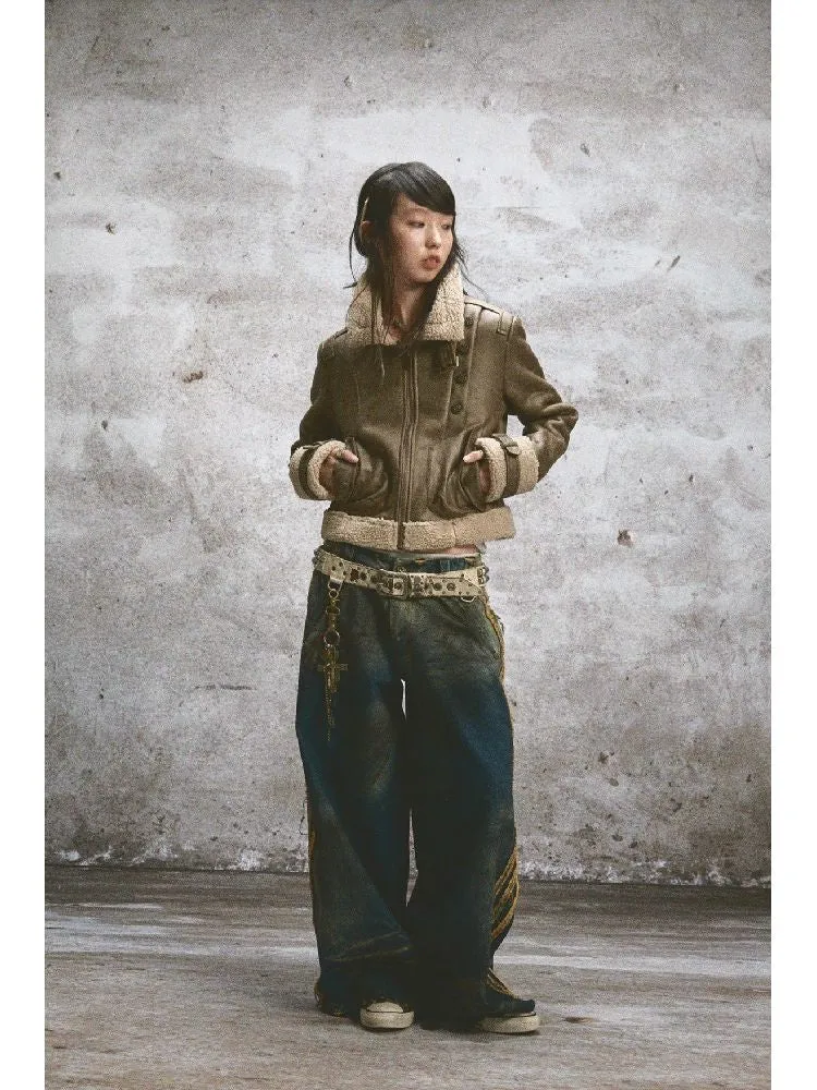 Washed and Aged Jeans【s0000004693】