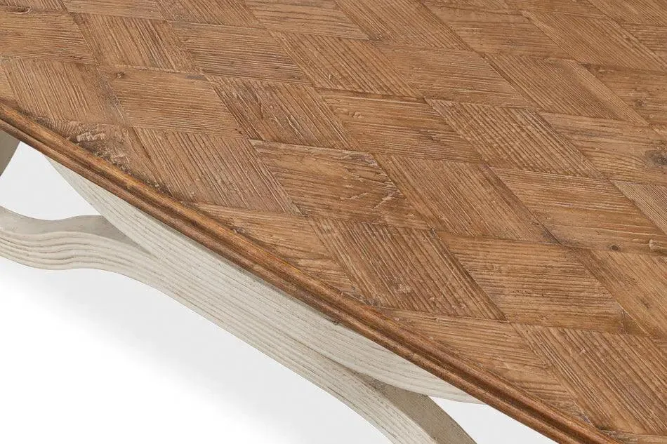 Wavy Coffee Table Antique White