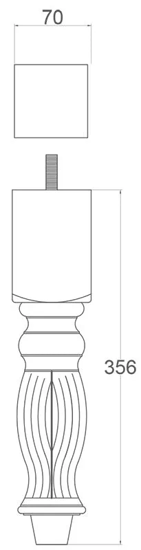 Winchester Reeded Furniture Legs
