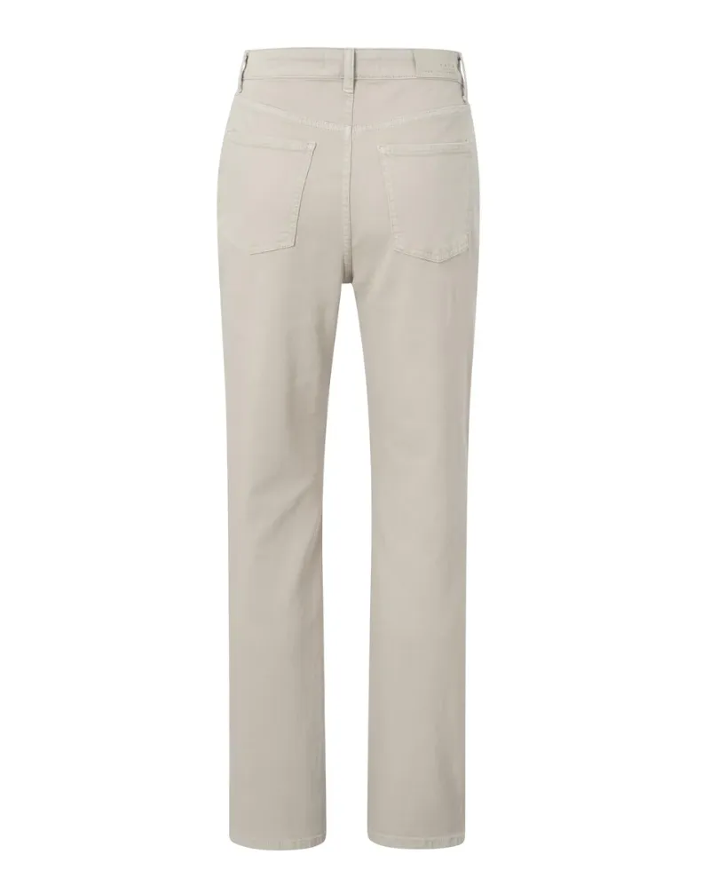 Yaya Dove Grey Straight-Leg Jeans with Enhanced Fit.