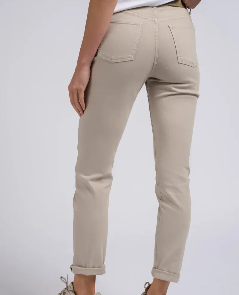 Yaya Dove Grey Straight-Leg Jeans with Enhanced Fit.